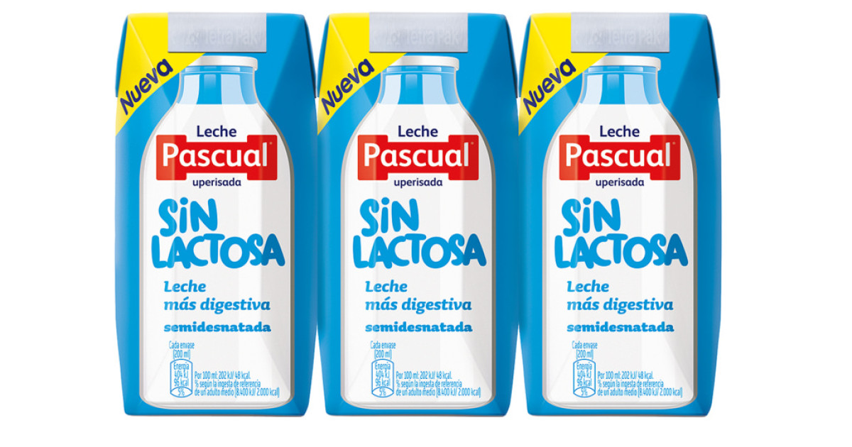 Leche Pascual Sin Lactosa, ahora en formato 'mini' - Calidad Pascual